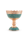 Handmade Persian Turquoise Inlay Nut Bowl