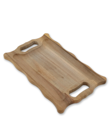 Handcrafted Walnut Wood Serving Tray